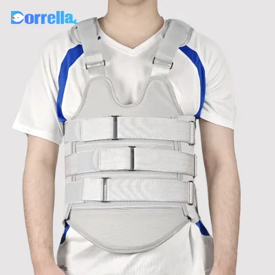 Medical Fracture Immobilization Adjustable Scoliosis Corrector Spinal Back Orthosis Thoracolumbar Brace