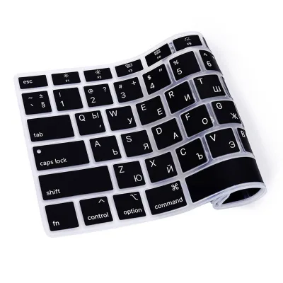 EU Version Silicone Keyboard Cover for Macbook Air 13.6 Inch 13 15 16 Inches for Macbook Pro 14 Inch Keyboard Cover Spanish