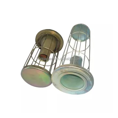 Industrial Filter Cage High Temperature Organic Silicon Black Filter Cage Dust Bag Skeleton