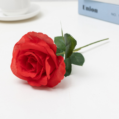 Short Stem Classic Rose Artificial Flowers Essential Artificial Rose Silk Rose