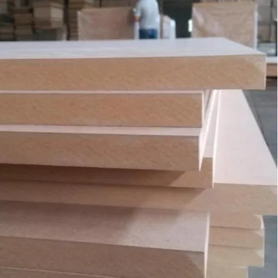 Double-Sided NAF Formaldehyde Free Melamine Coated Fiberboard 4x8 MDF Decor Board Waterproof Scratch Resistant for Furniture