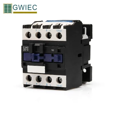 ETL Certified 220V 3 Phase Magnetic AC Contactor CJX2-D25 Elevator Contactor