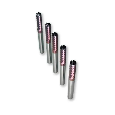 Satisfaction Guarantee Firm Tisin Coated Tungsten Steel 6 Flutes Square End Mill Cnc Tooling System