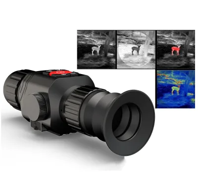 Hti-A6 Outdoor 256X192 Lang Rekkevidde Termisk for Jakt Vanntett Ute Rekkevidd Celowniki Termowizyjne Thermal Imaging Scope