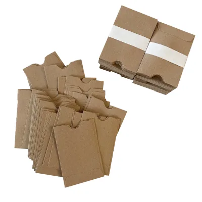 Cheap Recycled Natural Paper Sleeves Recycled Rigid Kraft Paper with Customized Size and logo