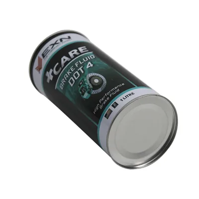 250ml 500ml Custom Empty CMYK Printing Food Grade Tinplate Can Empty Olive Oil Tin Can With Flexible Spout