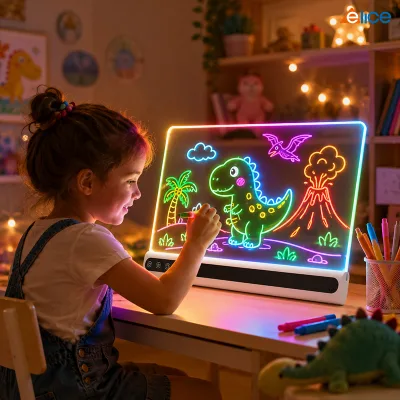 Popular Factory Direct Sale Ambient Night Light 1500mAh Battery Type C Charging Household Decor LED Drawing Board