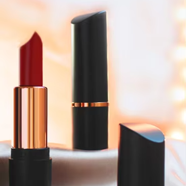 Black Buckle Atmospheric Oblique Cover Circular Lipstick Tube Empty Tube