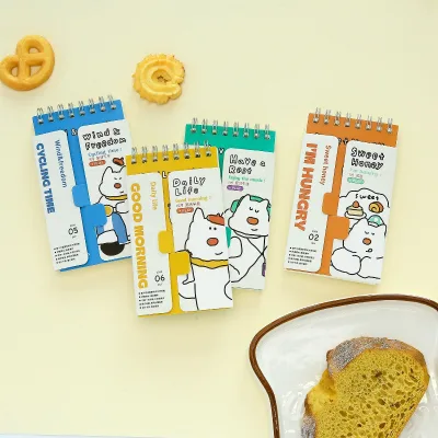 Portable English Word Spiral Notebook Student Pocket Journal with Notes Cover