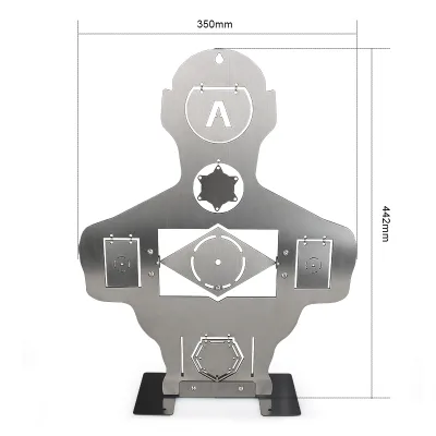 Stainless Steel Target Accessories Toy Man Shape Stainless Steel Target HK36-0030