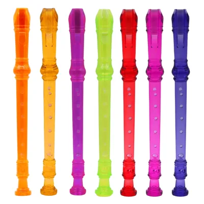 Environmental Protection Children's Kids Flute Teaching Interest Cultivation Multi Color Optional ABS Treble 8 Hole Recorder