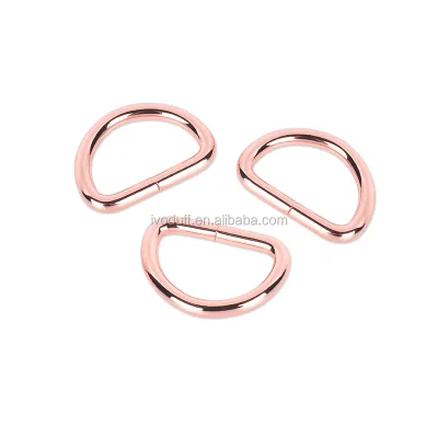 Factory Wholesale Metal d Ring for Bag Strap Belt Buckle Handbag d Ring