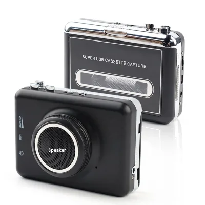 Factory OEM ODM Portable USB Cassette Player Capture Cassette to MP3 Converter With Built-in Hifi Speaker
