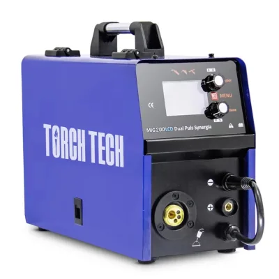 200 LCD Digital Inverter Aluminium Welding Machine Soldadorainvert Saldatrice Svarka Aparat Synergic Double Pulse Mag Mig Welder