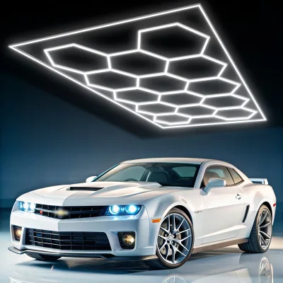 Car Showroom Lamp Led Linear Car Detailing Light Aluminium Housing Car Workshop Lamp Automobile Service Bay Lighting