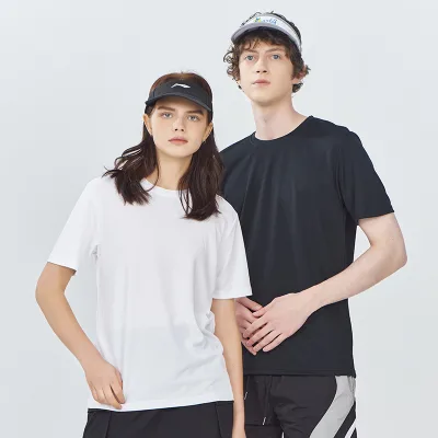 More Sizes 140g Moisture Transferring and Quick Drying T-Shirt - 100% Polyester Blank T-Shirt (Unisex)