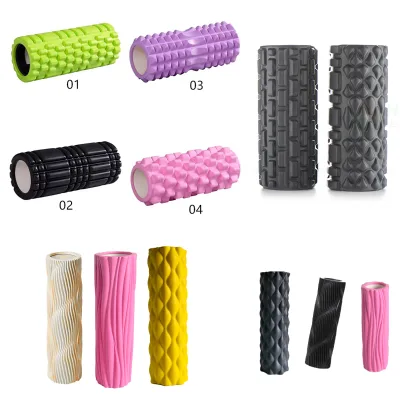 HUAYI Foam Rollers Wholesale Custom Design Football Chess High-density Pink Bulk EVA Foam Rolelr
