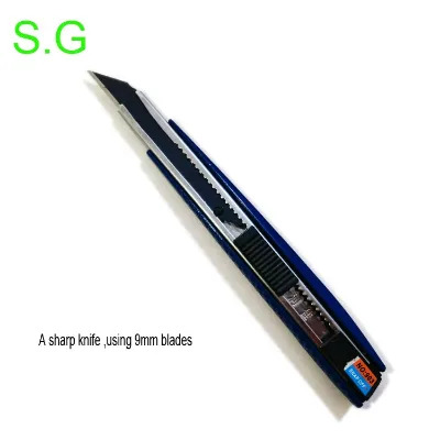 Alloy Handle 9mm Blade Utility Knife Wallpaper Cutting Knife Cutter