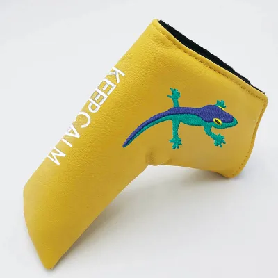 Custom Logo Sort Color Embroidery Golf Blade Putter Head Cover