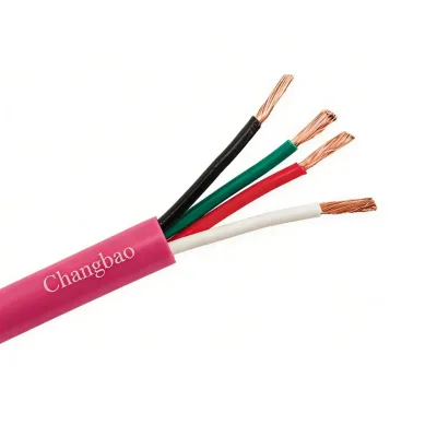 CHANBGAO 4 CORE OEM ODM SPEAKER WIRE OFC OXYGEN FREE COPPER RoHS COMPLIANT AUDIO CABLE CUSTOM SPEAKER CABLE