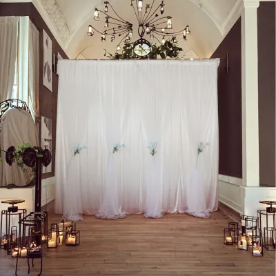 Aluminum Bracket Support Wedding Backdrop Curtain Decoration Backdrop Curtain for Wedding Party Decoration