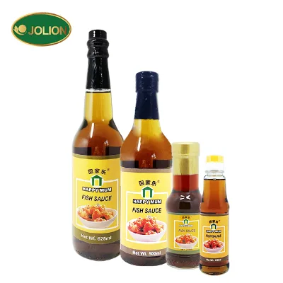 JOLION Glass Bottle Halal Seafood Condiment Vietnam Wholesale Hoisin Fermented Vegan Fish Sauce Private Label