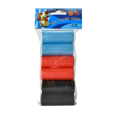 Hot Sale Customized Logo Packing HDPE Pet Poop Bags for Dogs Cats Outdoor