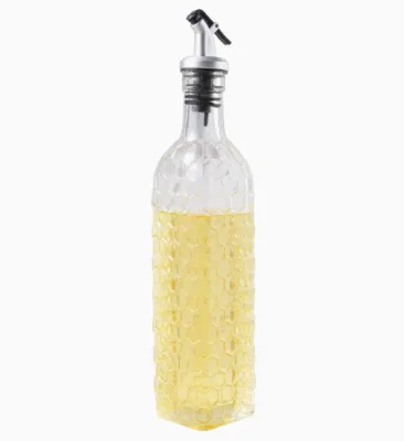 Oil Bottle, Glass Bottle, Transparent Olive Oil Bottle, Empty Bottle, Camellia Oil
