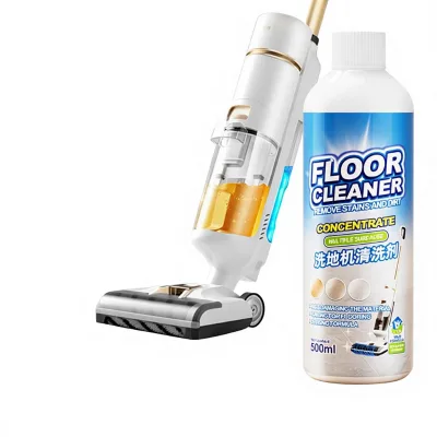 Floor Cleaning Liquid Concentrated Detergent 500ml Nozzle for Tile Floor Stain Removal Quick-Drying Long-Lasting Fragrance
