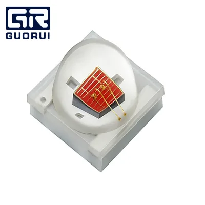 GUORUI 3W 660nm 640-650nm 3535 Deep Red Lamp Beads ultra Long Life SMD LED 100lm/W Efficacy Input Voltage No Chip Material