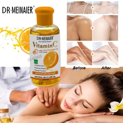 100ml Fresh Orange VC Essential Oil Vitamin C Moisturizer Face Body Brightens Skin Removes Blackness Massage Oil
