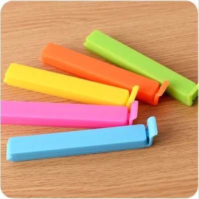 1B08-1 Food 11cm Sealing Clip sealed Plastic Snack Sealing Clip Printed logo