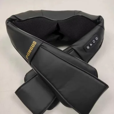 Corded Electric Neck/Shoulder/Back/Arm/Leg/Foot Massager Shiatsu Deep Tissue Wear-resistant PU Leather-Unisex for Office Home