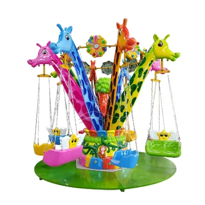 Merry Go Round Park Rides Attractive Rides for Kids Mini Kids Game Flying Chair