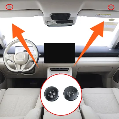 Stainless Steel Front Roof Speaker Cover for Voyah Pursuit L 2026 Interior Car Decorative Accessories