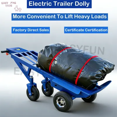 EASYFUN Fabrica Personalizado Carretilla de Mano Resistente con Cabrestante 1000kg Transporte Equipos Inflables Exteriores
