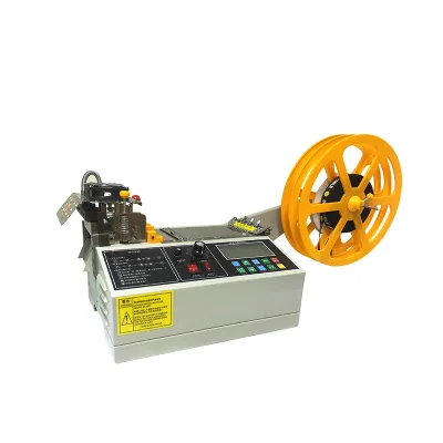 100 mm Wide Automatic Computer Cutting Machine with LCD Screen Hot and Cold Cutting Machine for Tape & Zipper