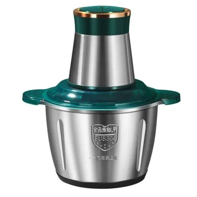Cross-Border Multifunctional Large Capacity Stainless Steel Electric Food Processor Household Meat Grinder & Baby Food Slicer
