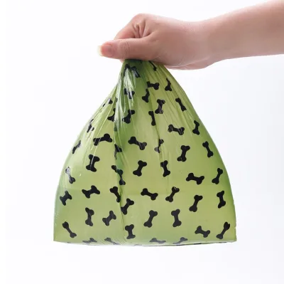 Pet garbage bag, food, household garbage bag, eco friendly, PE degradable material for kitchen and outdoor feces collection bag