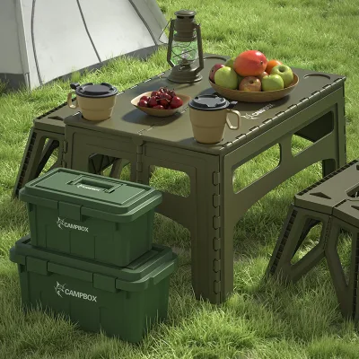 Ultralight Home Outdoor Camping Table Small Picnic Folding Portable Table Plastic Table Outdoor Folding Table With Carry Handle