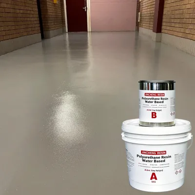 Self-Leveling Anti-Slip Water-Based Polyurethane Resin Coating Clear High-Performance Top Paint Concrete Floor Solution