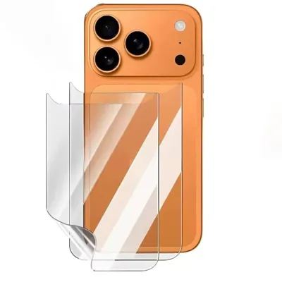 Custom TPU Hydrogel Back Film Mobile Phone 4Layer Clear Protective Film Frosted/Glossy Surface Full Coverage Design Anti Scratch