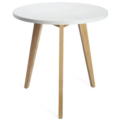 Bamboo Coffee Tea Round Tables