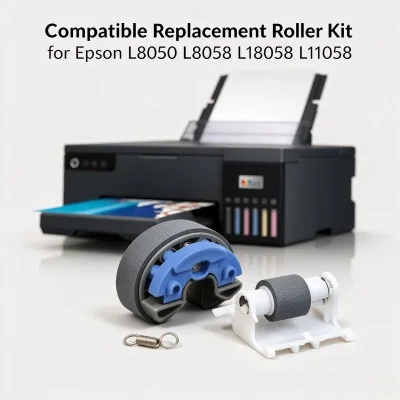 Paper Feed Roller Kit for Epson L8050 L8058 L18058 L11058 Printer Pickup Roller and Separation Pad Assembly