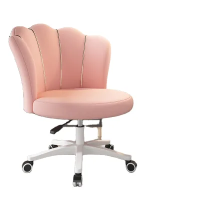 Makeup Chair Manicure Stool Backchair High Elastic Sponge Metal Base Plating Backrest Ergonomic Coffee bar Living Room