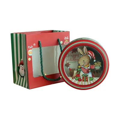 Chocolate Cookie Pastry Candy Tinplate Box Tin