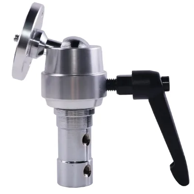 KALIOU Z058 High Quality Aluminum Alloy Silver Ball Head Bracket with Private Mold for Tripod and Universal Cameras (Brown Box)