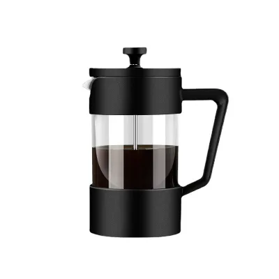 Premium French Press Thickened High-borosilicate Glass; Household Modern Minimalist Plunger Coffee Maker; Tea Infuser; Hand-drip