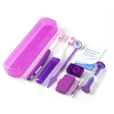 Decare 8pcs Orthodontic Cleaning Kit Care Dental Toothbrush Kit/dental Brush Kit /orthodontic Set Ortho Patient Care Kit