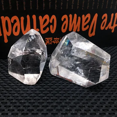 Wholesale Natural clear Quartz Free Form Shape Crafts Polished Crystal Gemstone Crystal Freedom for Decoration and Sale